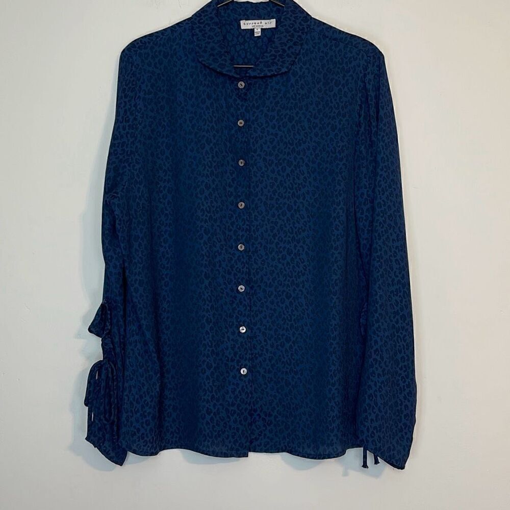 Stitch Fix Current Air Candiss Ruffle Tie Sleeve Blouse L